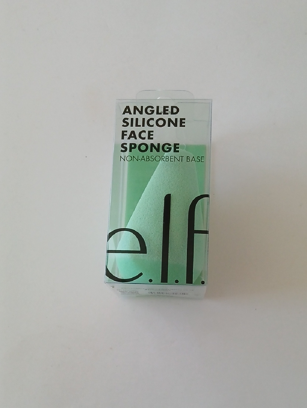 ELF Angled Silicone Face Sponge - Mint Green